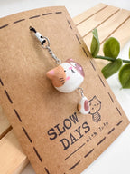 Handmade Clay Charm | Calico Cat