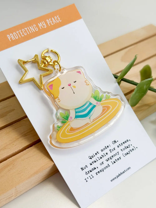 Breathe (Protecting My Peace) | Acrylic Charm