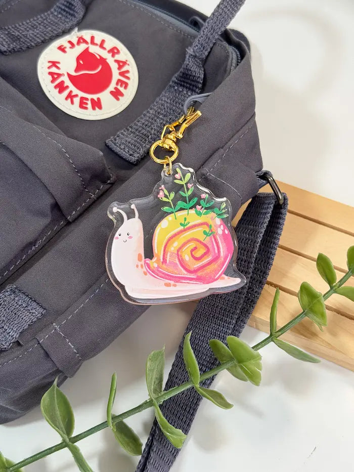 Taking Your Time (Garden Snail) | Acrylic Charm